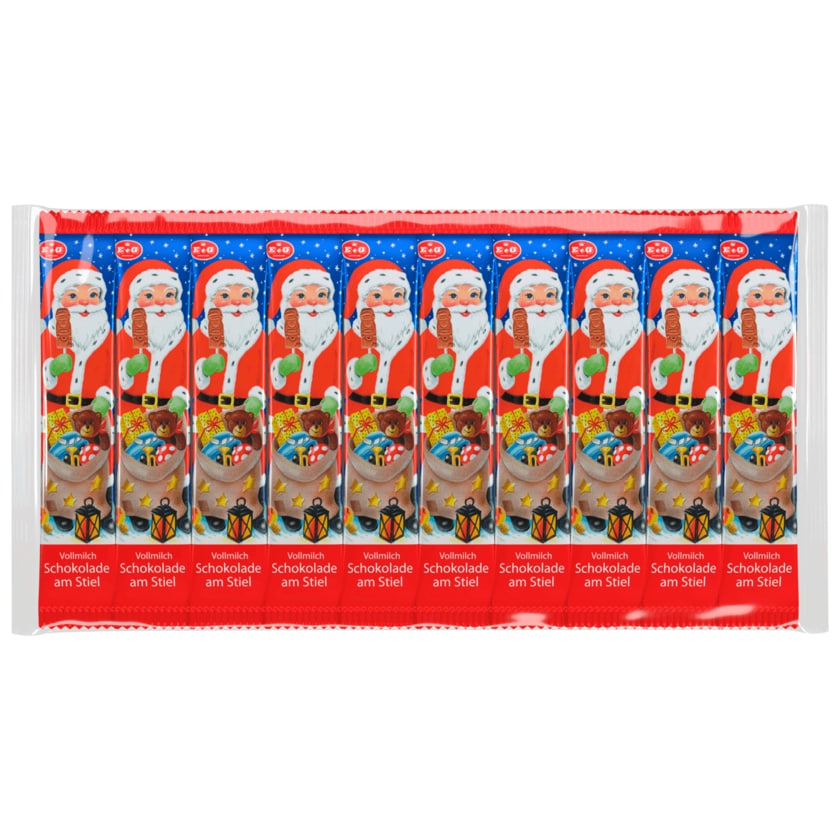 E + G Schokolade am Stiel Weihnachtsmann 10x15g